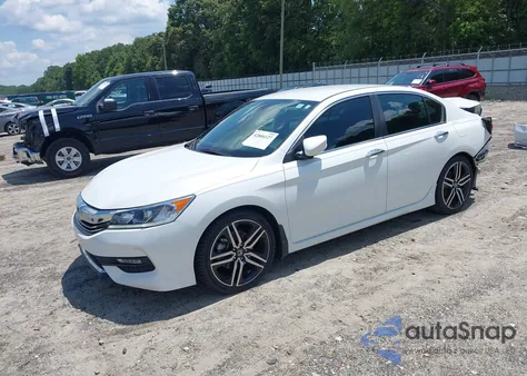 2016 Honda Accord Sport из США, поврежденный, VIN 1HGCR2F6XGA242701